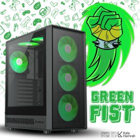 تصویر سیستم گیمینگ گرین فیست GREEN FIST 2025 V1 