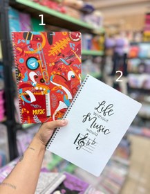 تصویر دفتر نت ۵۰ برگ جلد سخت 