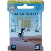 تصویر سوزن چرخ خانگی ژرسه دوز ته طلایی ارگان سایز 11و14 