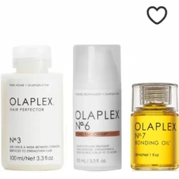 کیت اولاپلکس OLAPLEX N°.6 BOND SMOOTHER 100ML + N°.7 BONDINGE OIL 30ML+HAIR PERFECTOR N°.3 100ML