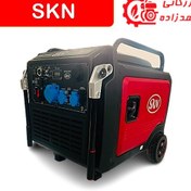 تصویر ژنراتور بنزینی استارتی SKN NG 8750 iSE دوگانه سوزKW 8/2 سایلنت اینورتری دارای خروجی ATS 