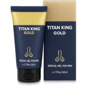 تصویر ژل تیتان کینگ گلد مخصوص افزایش حجم و قدرت نعوظ 