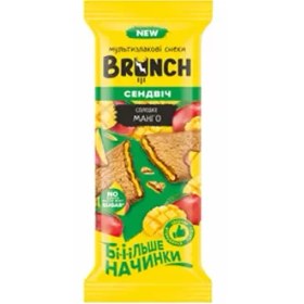 تصویر بيسکويت رژيمی برانچ انبه 56 گرمی BRUNCH مدل Sandwich Sweet Mango Brunch Sandwich Sweet Mango 56gr