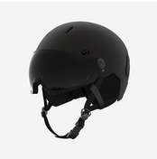 تصویر کلاه ایمنی اسکی بزرگسالان WEDZE با روکش مشکی PST 150 دکتلون Decathlon 