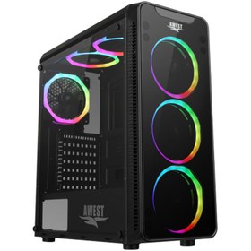 تصویر کیس گیمینگ اوست مدل GT-AV05-BG ARGB 