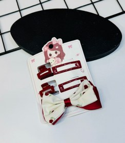 تصویر پک کش مو گیلاس البالویی - گیره 