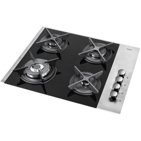 تصویر اجاق گاز صفحه ای شیشه ای کن مدل 422M Can 422M Glass Gas Hob