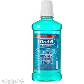 تصویر دهان شویه اورال بی مدل complete ا Oral-B Mouthwash, Lasting Freshness, 500 ml Oral-B Mouthwash, Lasting Freshness, 500 ml