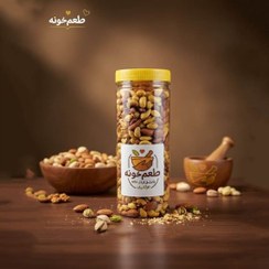 تصویر آجیل چهار مغز شور درجه یک تبریز طعم خونه – 800 گرم 