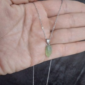 تصویر گردنبندجواهر قیمتی سنگ زبَرجد طبیعی Peridot