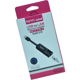 تصویر تبدیل LAN به USB برند Tsco مدل TLAN 210 