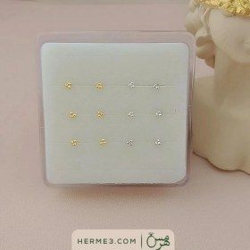 تصویر پیرسینگ بینی میخی گوی (نقره) 