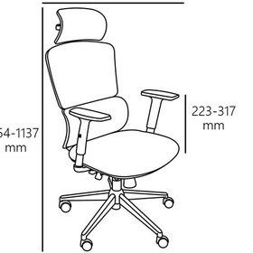 تصویر صندلی مدیریتی OCM119 نیلپر 