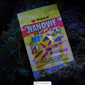 تصویر غذای ماهی نانو ویت قرصی تروپیکال Nanovit Tablets Tropical 