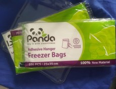 تصویر کیسه فریزر پرفراژدار تقویمی پاندا 100 عددی فریزر لفافی تقویمی پاندا