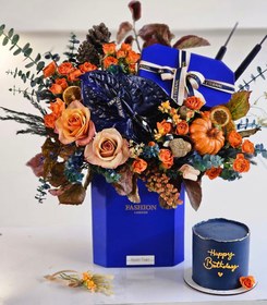 تصویر ست گل و کیک پاییزه 