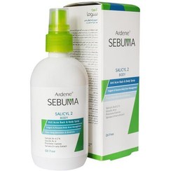 تصویر اسپری ضد جوش بدن آردن سبوما سالیسیل 2  250 میل Ardene Sebuma Anti Acne Back and Body Spray
