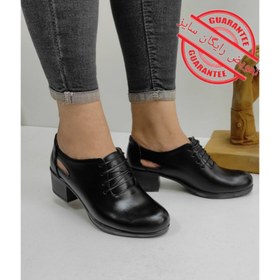 تصویر women's leather shoes with excellent quality, beautiful model produced in takotook 