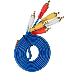 تصویر کابل 3 به 3 Macher MR-99 AV to RCA 1.5m 