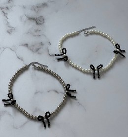 تصویر گردنبند پاپیون دار 