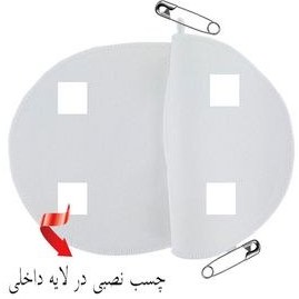 تصویر پد عرق گیر هیاهو مدل PinPad Lady Medium بسته 2 عددی 