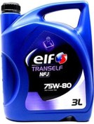 تصویر روغن گیربکس TRANS NFJ 75W 80 3 LT NFX انتقال دستی نیمه سینتتیک الف اورجینال Elf 