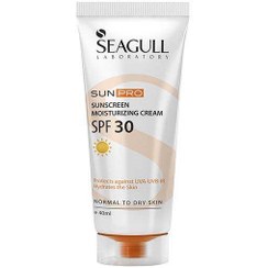 تصویر کرم ضد آفتاب سی گل بی رنگ SPF30 Seagull Sunscreen SPF30 cream 40 ml