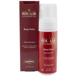 تصویر رزالیا فوم شوینده صورت پوست چرب 150 میل رزا پیور ROSA PURE 