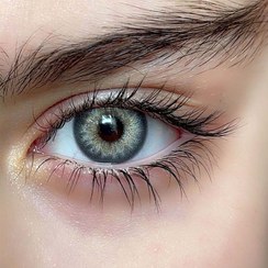 تصویر لنز طوسی سبز مرکز عسلی دوردار نیویورک گری آماندا 