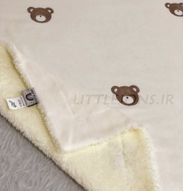 تصویر پتو نوزادی طرح تدی 
