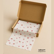 تصویر کاغذ پوستی طرح توت فرنگی 