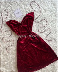 تصویر پیراهن زنانه مخمل راشل 