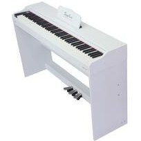 تصویر پیانو SAPPHIRE SDP 120 HAMMER ACTION 88 KEY PIANO WHITE JWIN 