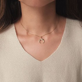 تصویر گردنبند هلال ماه 