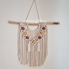 تصویر دیوارکوب مکرومه macrame wallhanging