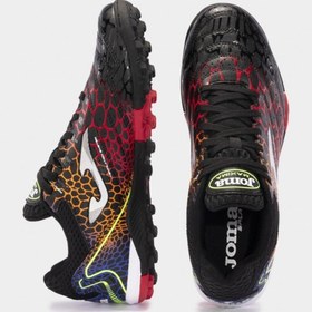 تصویر کفش فوتبال مردانه ماکسیما مدل 2431 با رنگ مشکی و قرمز برند joma Maxima 2431 MAXW2431TF Black & Red Men's Football Cleats