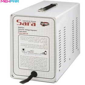 تصویر استابلایزر خانگی با محافظ و پله کاهنده 8000 ولت آمپر سارا Homemade stabilizer with protection and step-down 8000V Sara