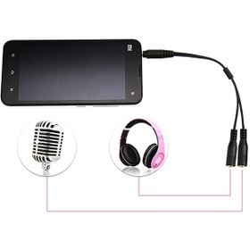 تصویر تبدیل AUX 1 به 2 مدل SPY1 طول ۱۵ سانتیمتر 