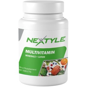 تصویر قرص مولتی ویتامین پلاس لوتئین نکستایل 60 عدد Nextyle Multi Vitamin Plus Lutein 60 Tablets