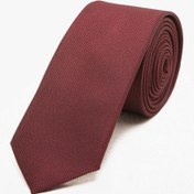 تصویر کراوات کوتون قرمز ساده 