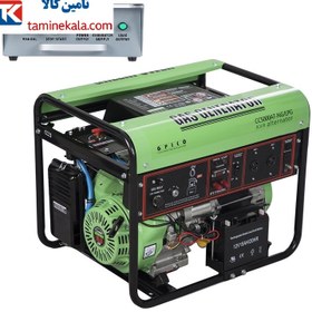 تصویر موتور برق اتوماتیک گازسوز گرین پاور 5 کیلو وات مدل CC5000AT-NG/LPG Green Power gas generator CC5000AT-NG/LPG