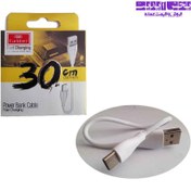 تصویر کابل پاور بانک فست 2.4A تایپ سی اورجینال Earldom 