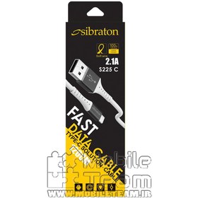 تصویر کابل شارژ تایپ سی سیبراتون ۱.۲ متری SIBRATON TYPE C USB S225C-1.2M 