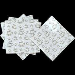 تصویر دستمال کاغذی کوکتل طرحدار 