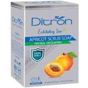 تصویر صابون اسكراب زردالو 110 گرم دیترون ا apricot scrub soap ditron apricot scrub soap ditron