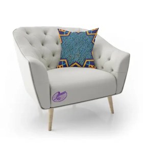 تصویر کوسن سنتی طرح خشتی 