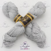 تصویر نخ مرسریزه طوسی نقره ای (کلاف 50 گرمی) 