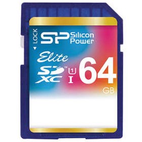 تصویر silicon power SDHC 64GB مدل Elite C10 کارت حافظه 