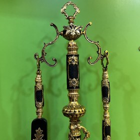 تصویر پاشنه کش ایستاده برنزی ۳ تیکه طرح آرش 