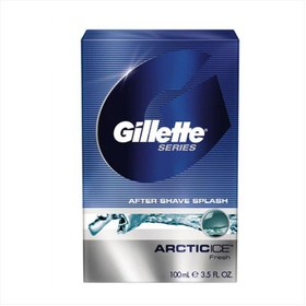 تصویر افتر شیو ژیلت مدل ArcticIce حجم 100 میلی لیتر Gillette Arctic Ice After Shave 100 ml